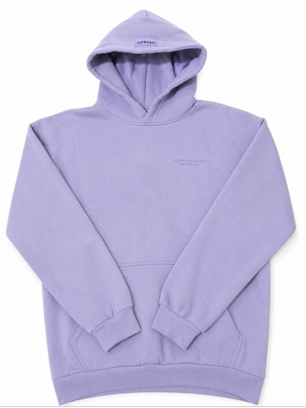Comfrt Pastel Edit Lavender Size LARGE Hoodie
